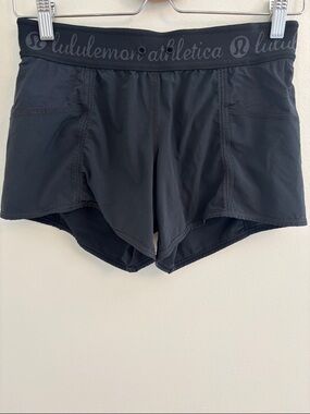 lululemon athletica Black Women's Running Shorts